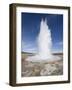 Plume of Water and Steam From the Strokkur Geysir Exploding Into the Air at Geysir Near Reykjavik-null-Framed Photographic Print