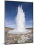 Plume of Water and Steam From the Strokkur Geysir Exploding Into the Air at Geysir Near Reykjavik-null-Mounted Photographic Print