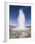 Plume of Water and Steam From the Strokkur Geysir Exploding Into the Air at Geysir Near Reykjavik-null-Framed Photographic Print