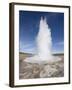 Plume of Water and Steam From the Strokkur Geysir Exploding Into the Air at Geysir Near Reykjavik-null-Framed Photographic Print