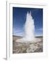 Plume of Water and Steam From the Strokkur Geysir Exploding Into the Air at Geysir Near Reykjavik-null-Framed Photographic Print