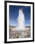 Plume of Water and Steam From the Strokkur Geysir Exploding Into the Air at Geysir Near Reykjavik-null-Framed Photographic Print