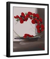 Plume Orchid II-Olivier Tramoni-Framed Art Print