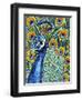 Plumed Peacock I-Carolee Vitaletti-Framed Art Print