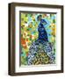 Plumed Peacock II-Carolee Vitaletti-Framed Art Print