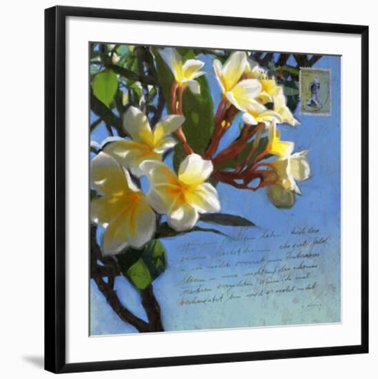 Plumeria 01-Rick Novak-Framed Art Print