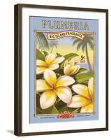 Plumeria-Kerne Erickson-Framed Art Print