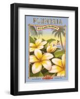 Plumeria-Kerne Erickson-Framed Art Print