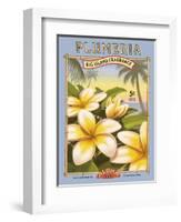 Plumeria-Kerne Erickson-Framed Art Print