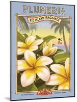 Plumeria-Kerne Erickson-Mounted Art Print