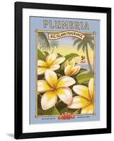 Plumeria-Kerne Erickson-Framed Art Print