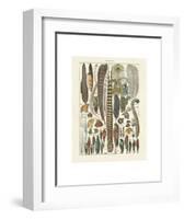 Plumes-Adolphe Millot-Framed Art Print