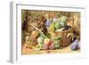 Plums (W/C)-William Henry Hunt-Framed Giclee Print