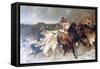Plunderers, 1867-Evariste Vital Luminais-Framed Stretched Canvas