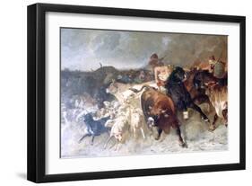 Plunderers, 1867-Evariste Vital Luminais-Framed Giclee Print