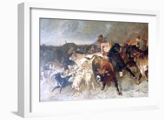 Plunderers, 1867-Evariste Vital Luminais-Framed Giclee Print