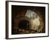 Plundering the Royal Vaults at St. Denis in October 1793-Hubert Robert-Framed Giclee Print