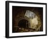 Plundering the Royal Vaults at St. Denis in October 1793-Hubert Robert-Framed Giclee Print
