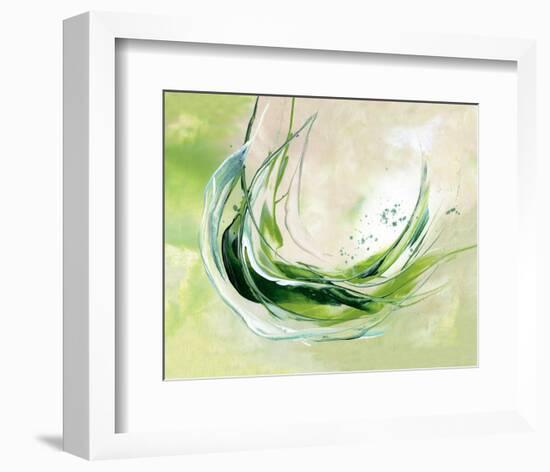 Plunge in-Lucy Cloud-Framed Art Print