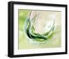 Plunge in-Lucy Cloud-Framed Art Print