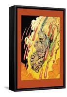 Plunging Down the Fire Fall-John R. Neill-Framed Stretched Canvas