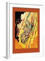 Plunging Down the Fire Fall-John R. Neill-Framed Art Print