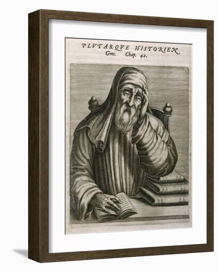 Plutarch Greek Biographer and Historian-Andre Thevet-Framed Art Print