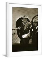 Plutarco Elias Calles Being Sent into Exile in the United States by Lazaro Cardenas, 9th April 1936-null-Framed Giclee Print