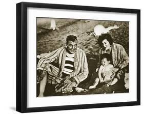 Plutarco Elias Calles with His Family-null-Framed Giclee Print