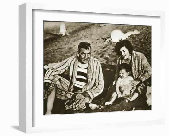 Plutarco Elias Calles with His Family-null-Framed Giclee Print