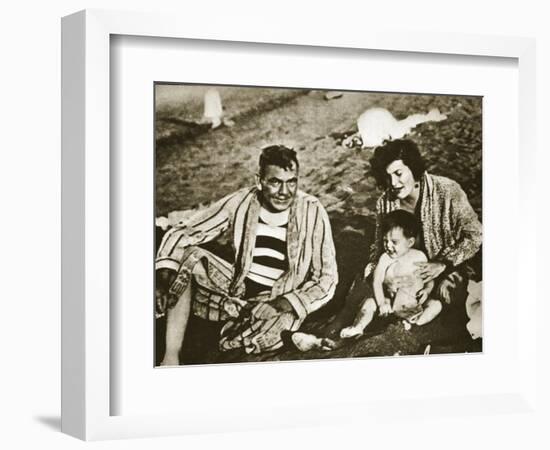 Plutarco Elias Calles with His Family-null-Framed Giclee Print