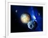 Pluto And Charon And Kuiper Belt-Detlev Van Ravenswaay-Framed Photographic Print