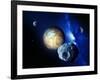 Pluto And Charon And Kuiper Belt-Detlev Van Ravenswaay-Framed Photographic Print