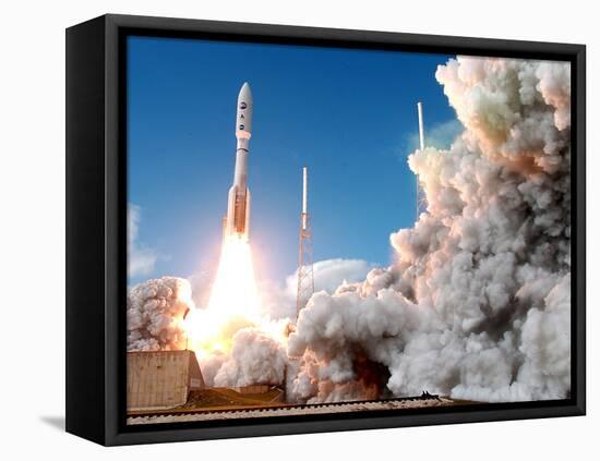 Pluto Mission-Terry Renna-Framed Stretched Canvas