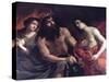 Pluto, Orpheus and Eurydice-Benedetto the Elder Gennari-Stretched Canvas