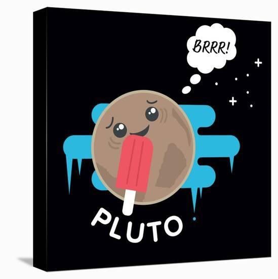 Pluto red ice-IFLScience-Stretched Canvas