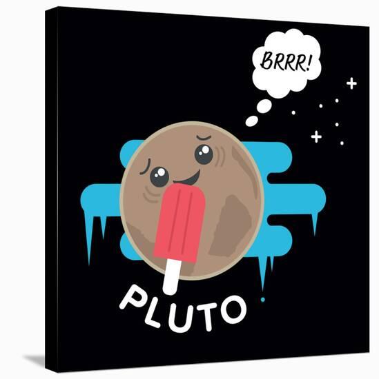 Pluto red ice-IFLScience-Stretched Canvas