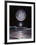 Pluto Seen From Charon, Artwork-Richard Bizley-Framed Photographic Print