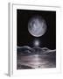 Pluto Seen From Charon, Artwork-Richard Bizley-Framed Photographic Print