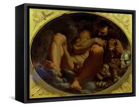 Pluto-Agostino Carracci-Framed Stretched Canvas