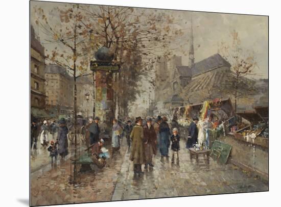 Pluvieux Market-Hovely-Mounted Art Print
