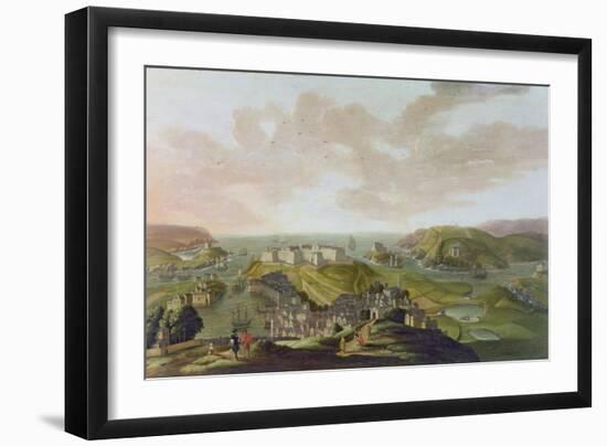 Plymouth, 1673-Hendrick Danckerts-Framed Giclee Print