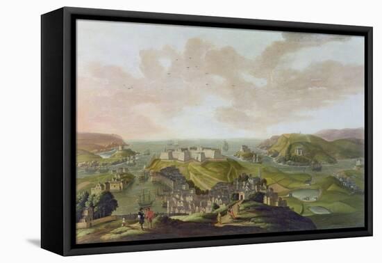 Plymouth, 1673-Hendrick Danckerts-Framed Stretched Canvas