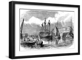 Plymouth, 19th Century-null-Framed Giclee Print