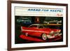 Plymouth - Ahead for Keeps!-null-Framed Art Print