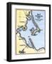 Plymouth Bay on the Northern Coast of Cape Cod, Massachusetts-null-Framed Giclee Print