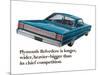 Plymouth Belvedere is Longer…-null-Mounted Art Print