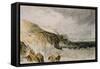 Plymouth Citadel, a Gale, 1815-J. M. W. Turner-Framed Stretched Canvas