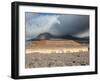 Plymouth Courthouse Buried in Lahar Deposits from Soufriere Hills Volcano, Montserrat, Caribbean-Stocktrek Images-Framed Photographic Print