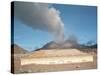 Plymouth Courthouse Buried in Lahar Deposits from Soufriere Hills Volcano, Montserrat, Caribbean-Stocktrek Images-Stretched Canvas